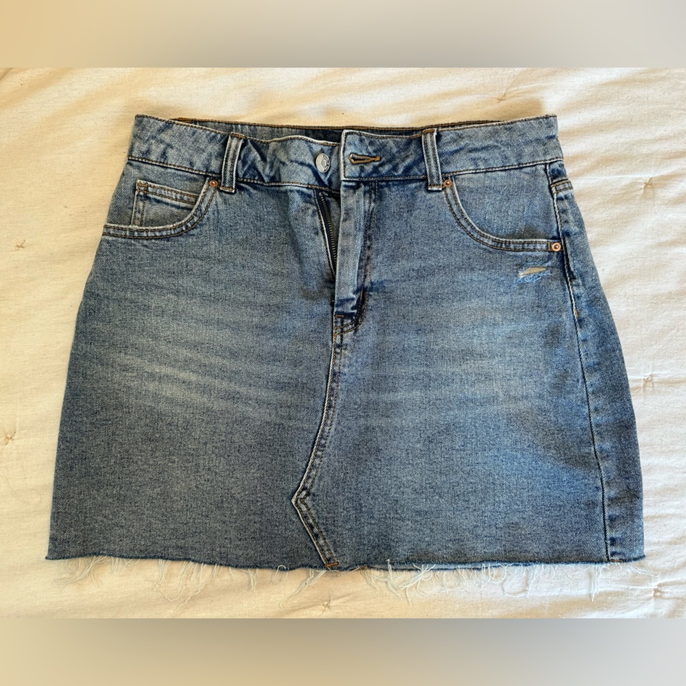 Wild Fable Blue Denim Mini Skirt